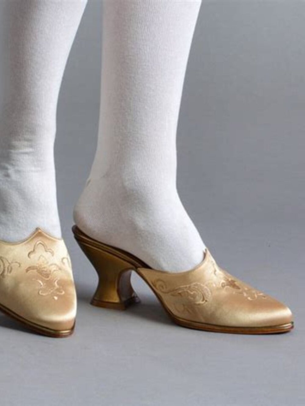 RARE Gilded Charlotte Mules American Duchess 11 Bridgerton